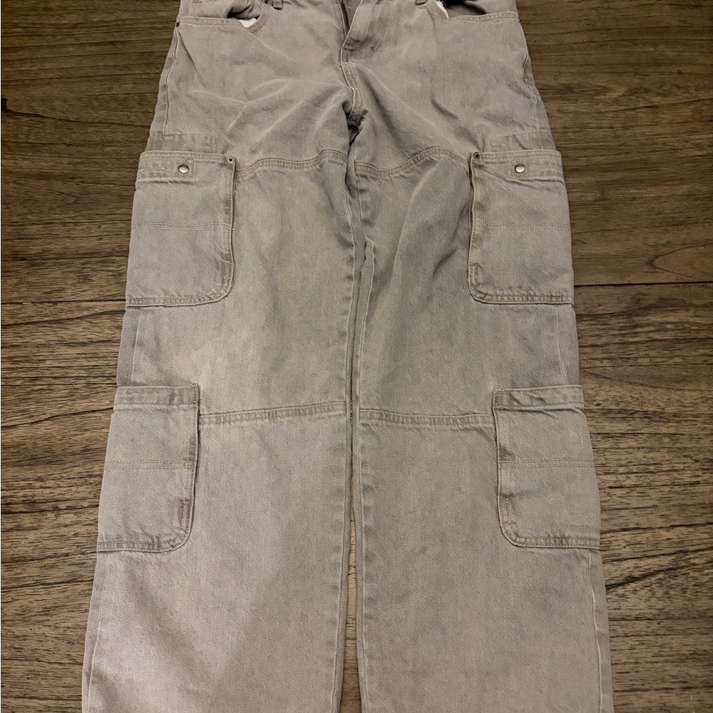 PacSun Stone Gray Cargo Pants